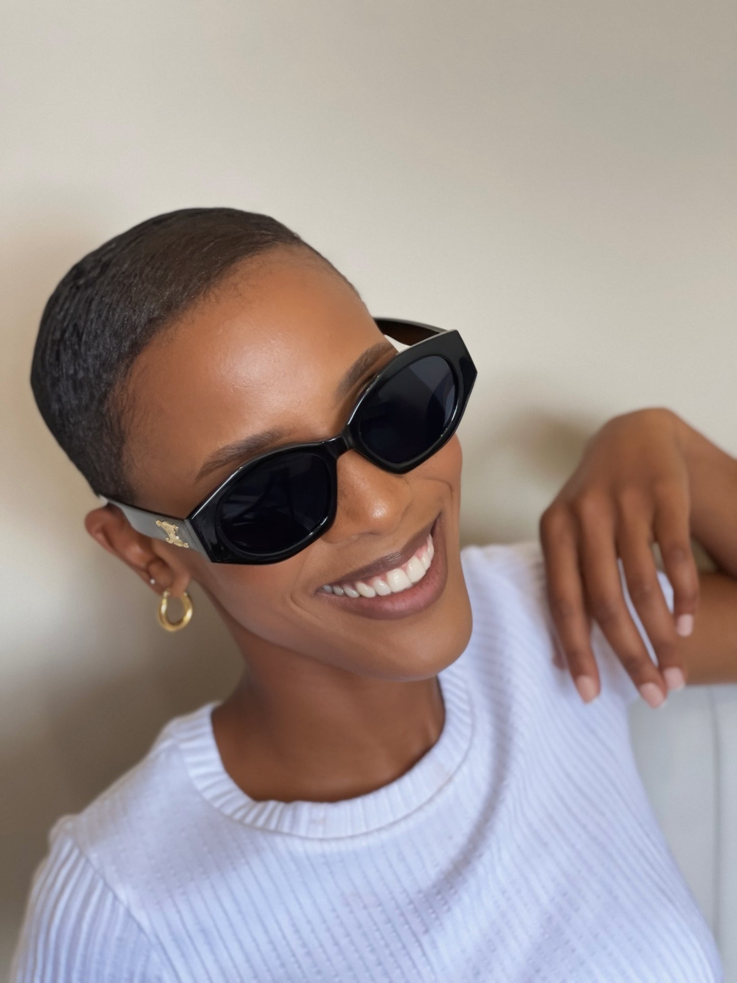 Cat-Eye Acetate Sunglasses