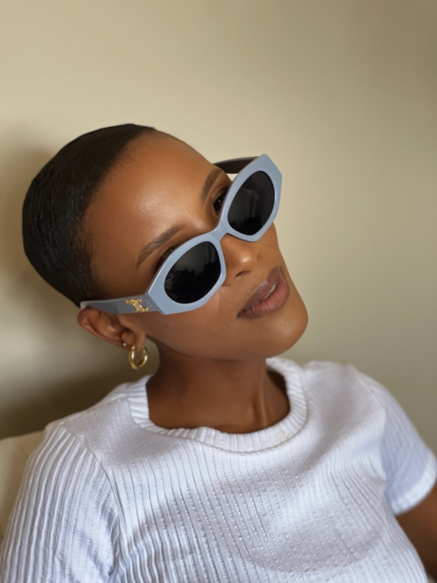 Cat-Eye Acetate Sunglasses