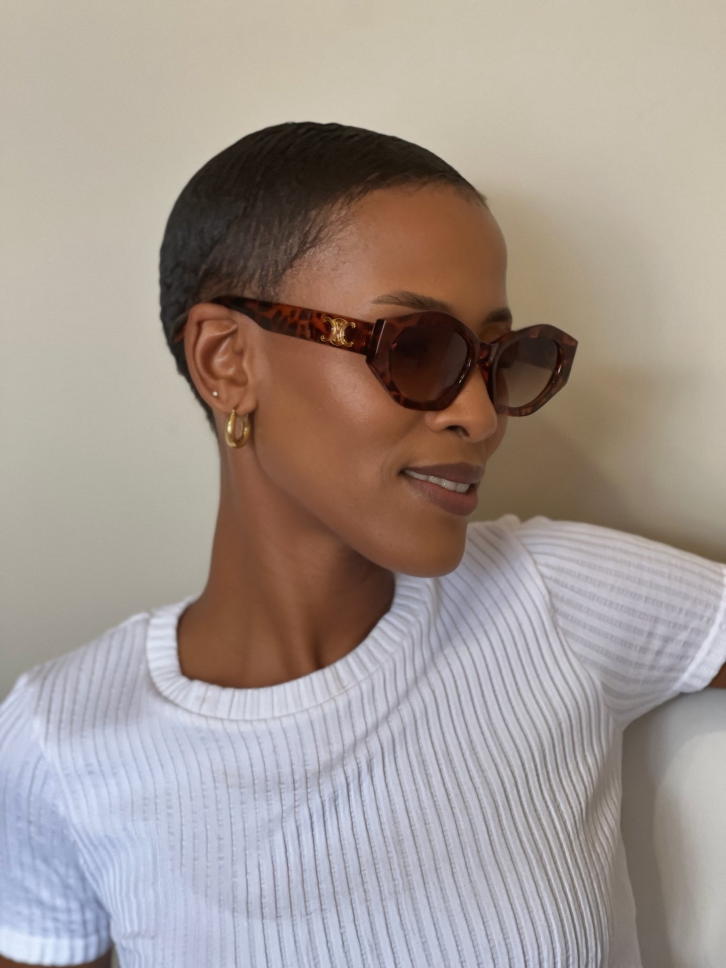 Cat-Eye Acetate Sunglasses