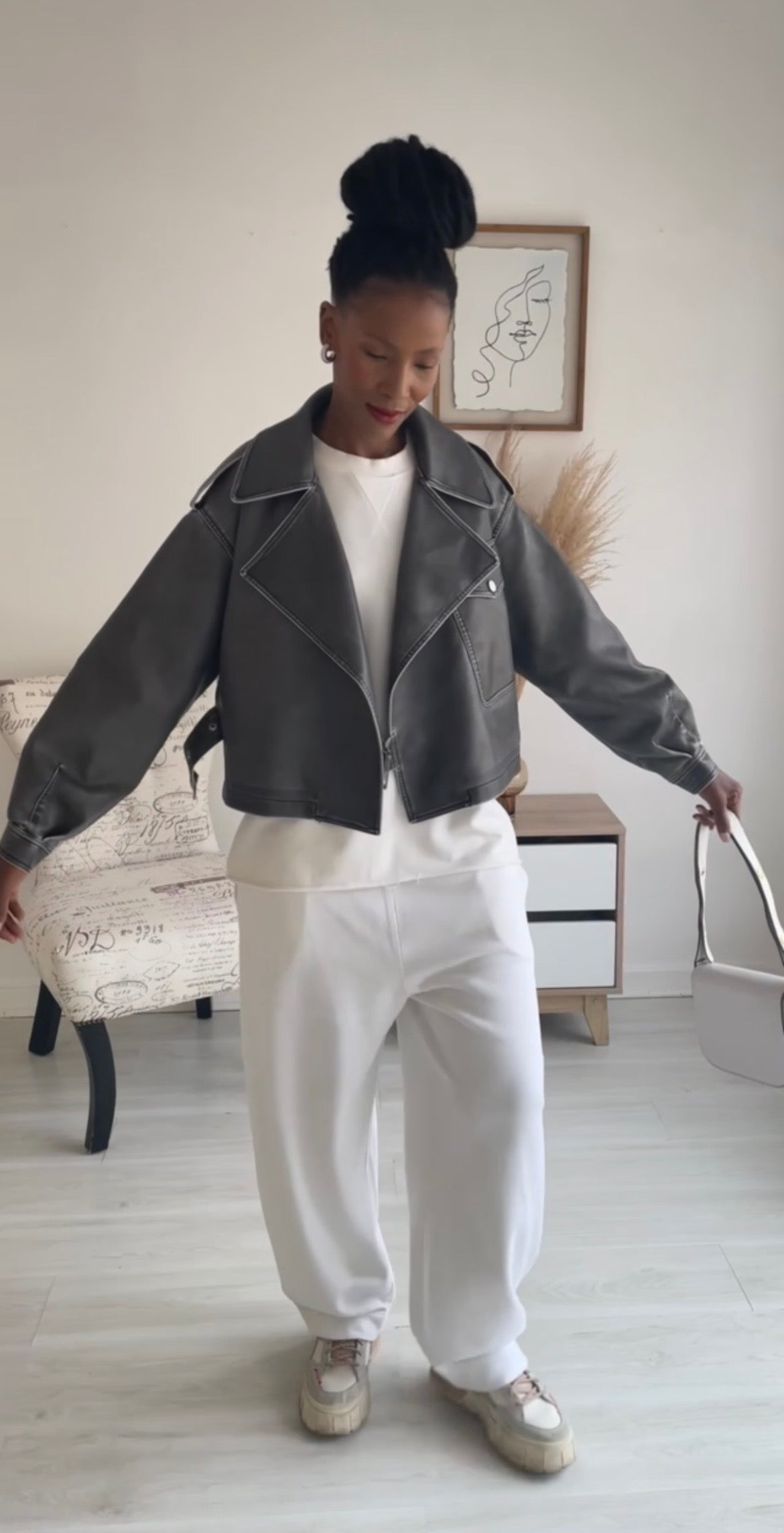 Zuri Biker Jacket (PU Leather)