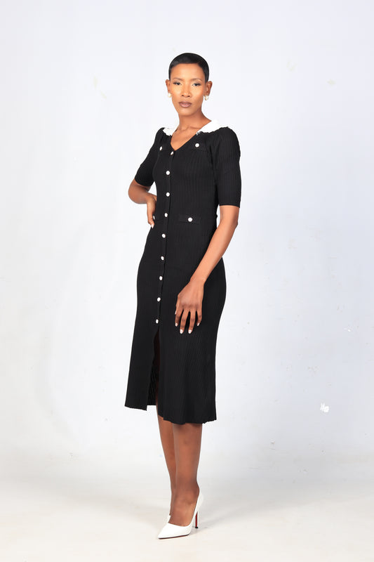 Classic Black Vintage Dress
