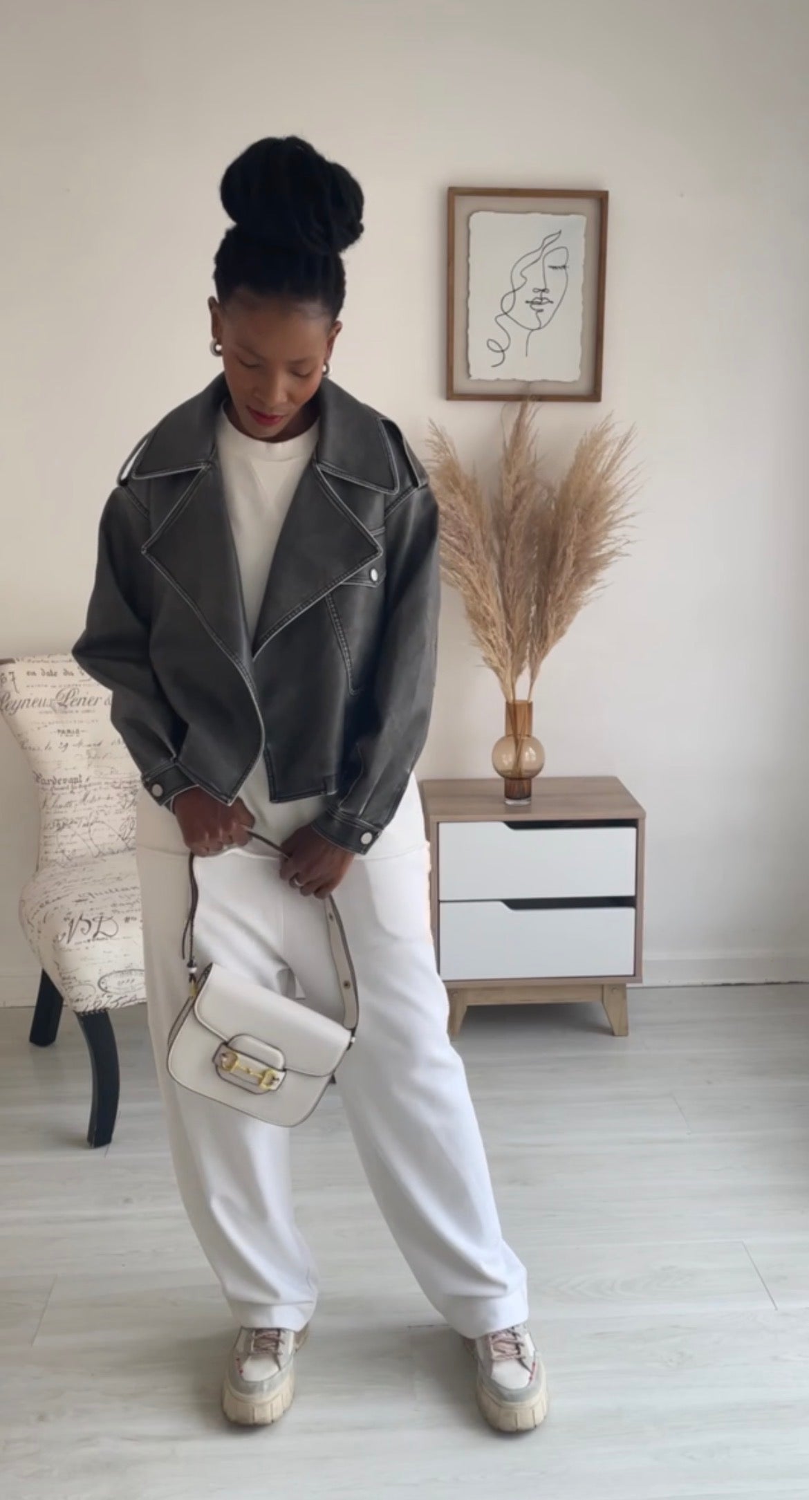 Zuri Biker Jacket (PU Leather)