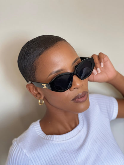 Cat-Eye Acetate Sunglasses