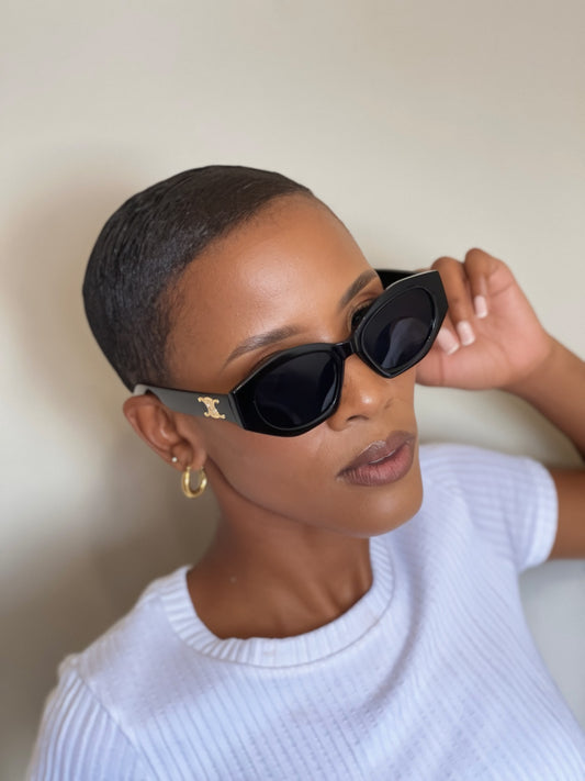 Cat-Eye Acetate Sunglasses